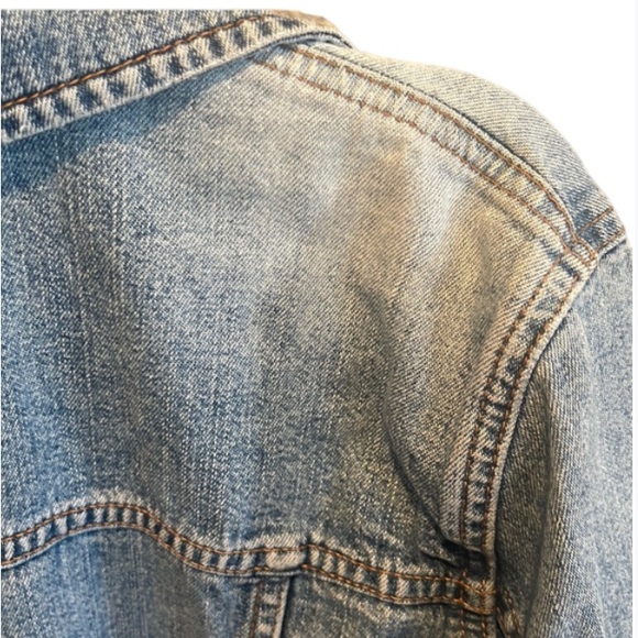 Calvin Klein Women Jean Jacket Size Large - Picture 3 of 5